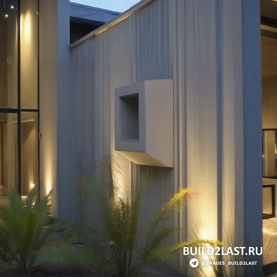 Бетонные стены в ванной комнате, стилизованные под минимализм