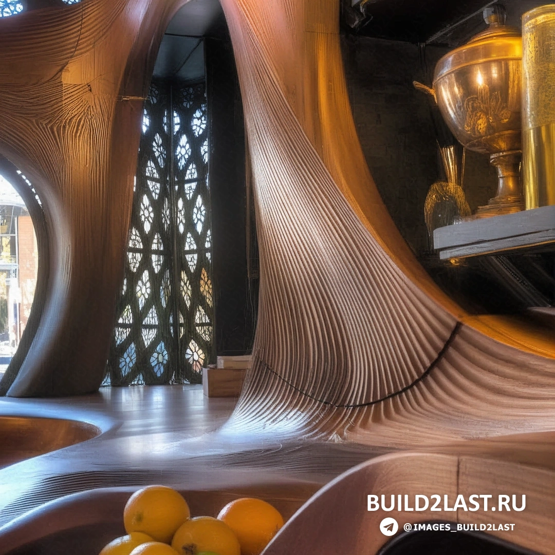 Инсталляции из дерева в кафе-баре в Торонто