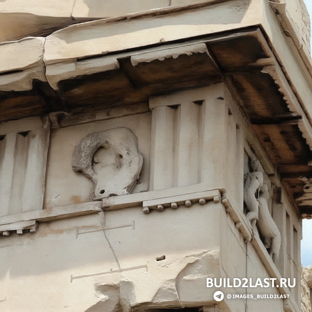 Колонны Парфенона, древнегреческого храма, представляющего культуру Греции