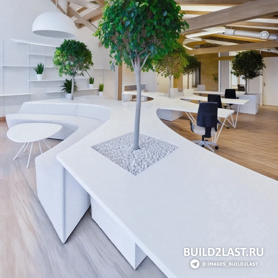 Модерновая переговорная комната в офисе Binarium с большим столом и стеклянными стенами