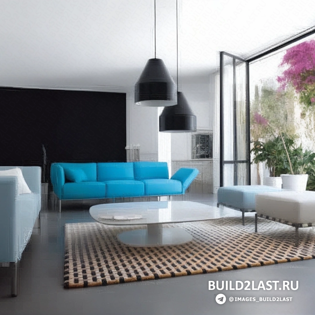 Офисное пространство с роскошным письменным столом, стульями и дизайнерскими акцентами