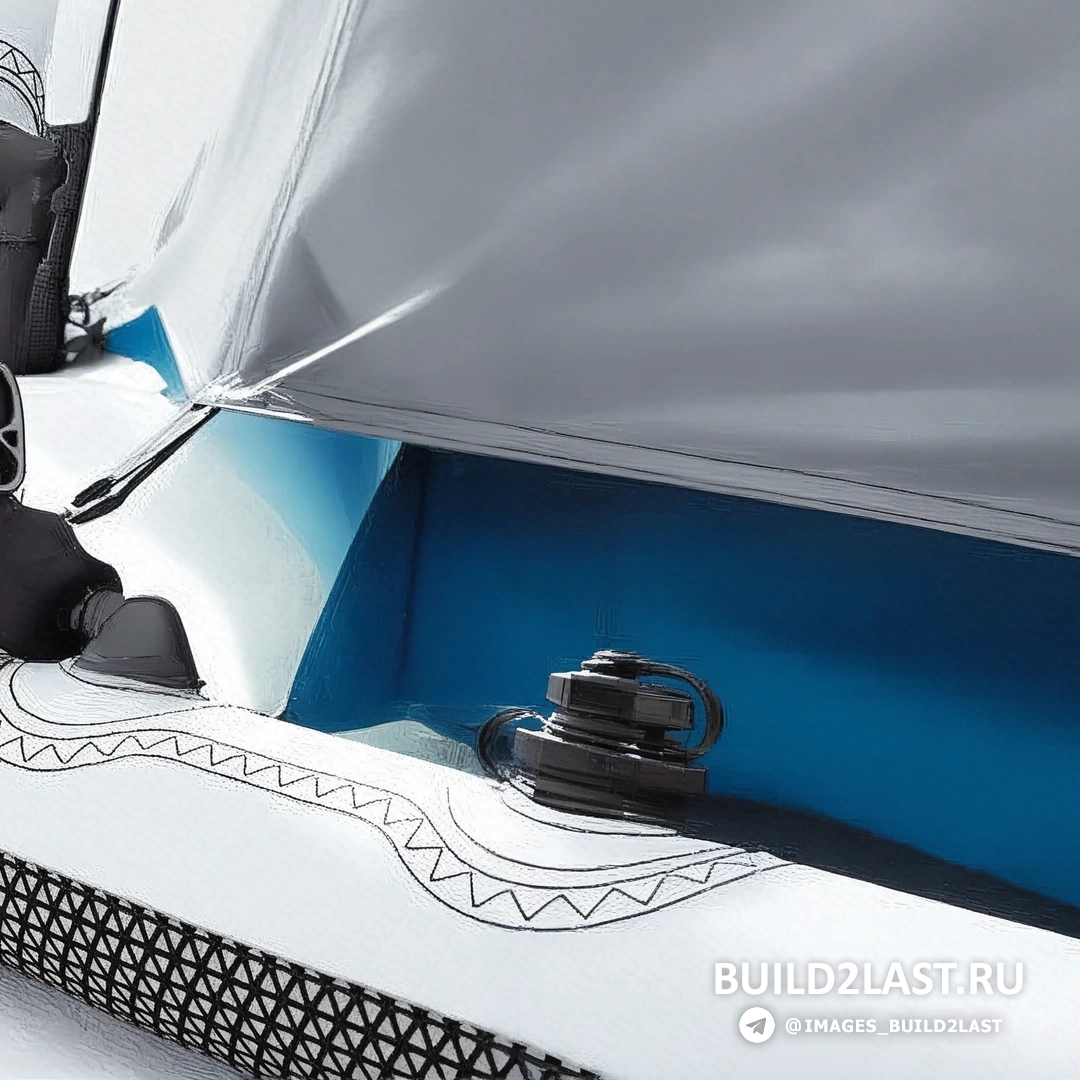 пальцы человека удерживают клапан для надувания палатки Heimplanet