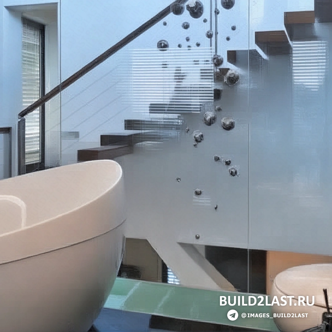 Современная кухня с белыми шкафами и островом посередине