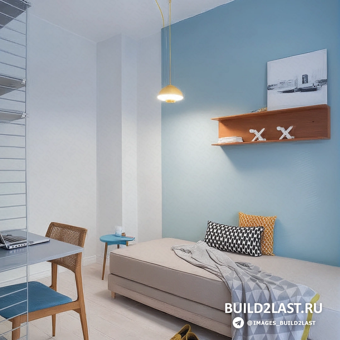 Спальня с кроватью, зеркалами и светлым деревянным декором в ретро-стиле.