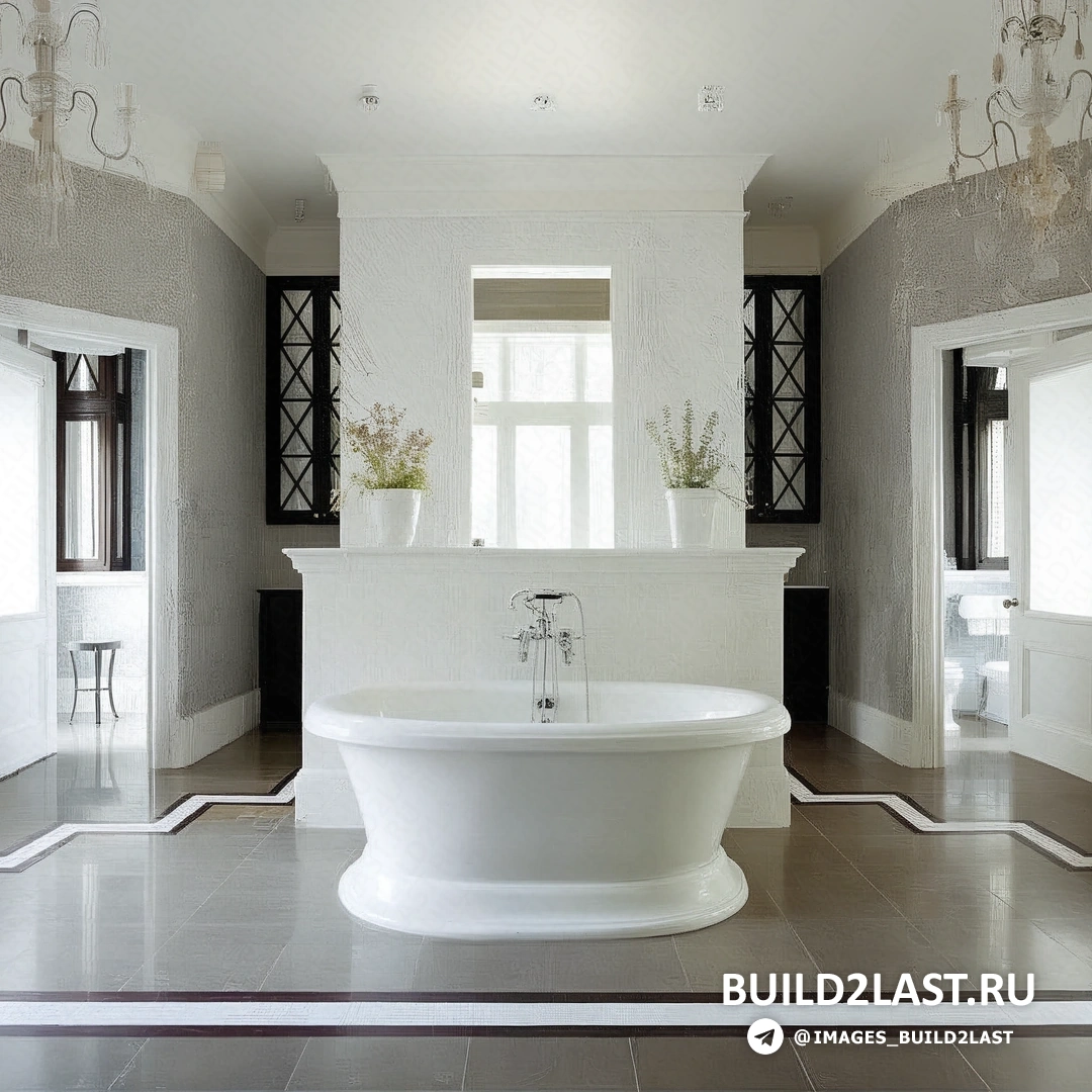 Спальня с кроватью, журнальным столиком, ковром и настольными лампами в серых и коричневых тонах