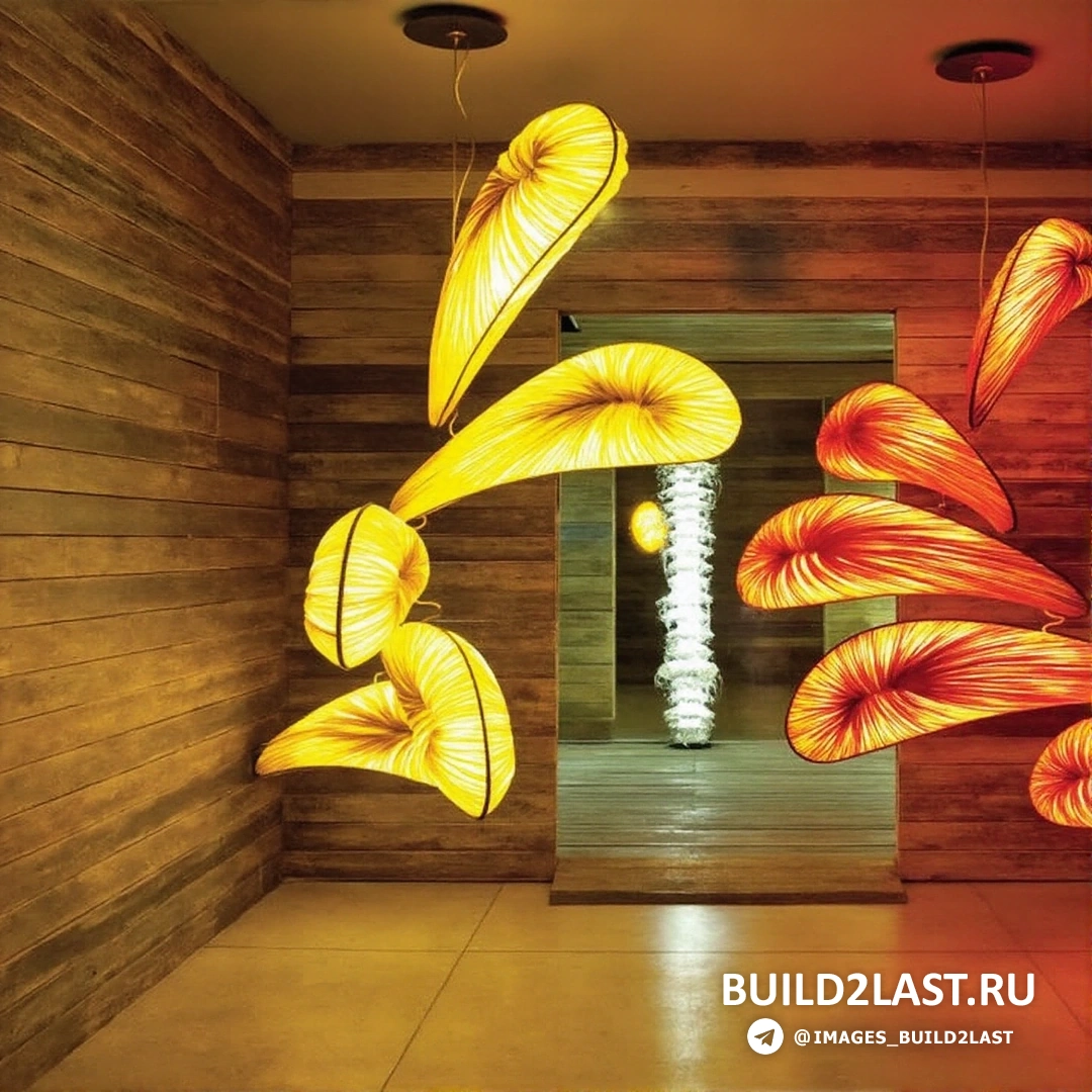 Светодиодная лента, аккуратно расположенная вдоль стены, создающая мягкий световой контур