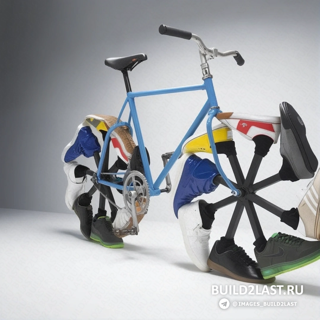 Тандемный велосипед, где два человека сидят спина к спине