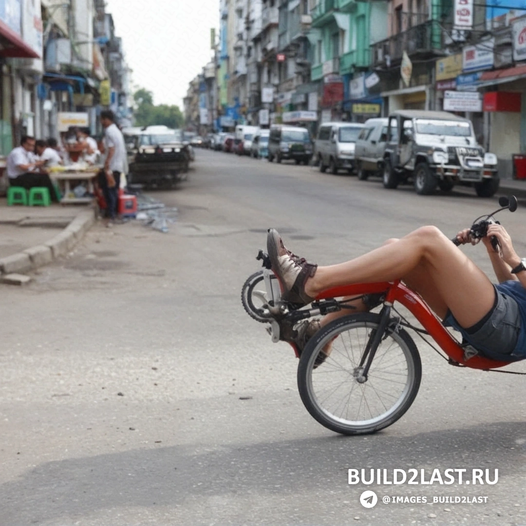 Велосипед с колесами в форме сердец